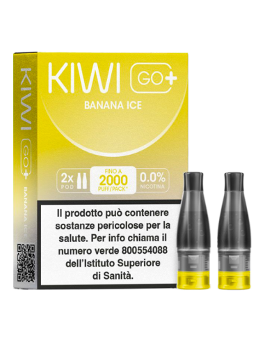 KIWI GO + POD - BANANA ICE 0 MG/ML