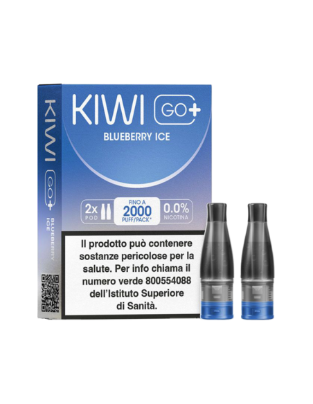 KIWI GO + POD - BLUEBERRY ICE 0 MG/ML