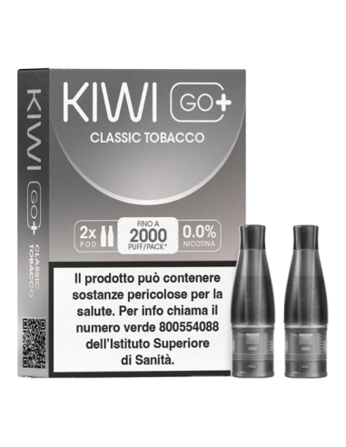 KIWI GO + POD - CLASSIC TOBACCO 0 MG/ML