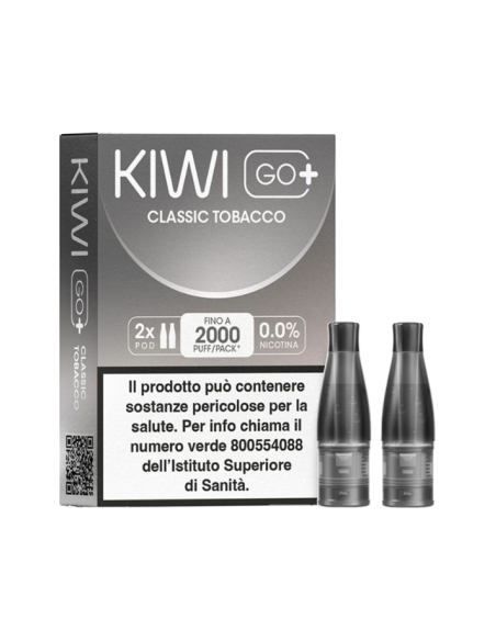 KIWI GO + POD - CLASSIC TOBACCO 0 MG/ML