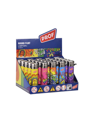 POLYFLAME PROF LGBTQIA+ ROUND FLINT DL-25