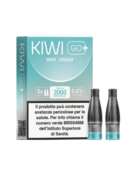 KIWI GO + POD - MINT CREAM 0 MG/ML