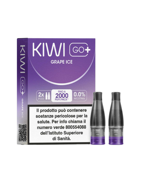 KIWI GO + POD - GRAPE ICE 0 MG/ML