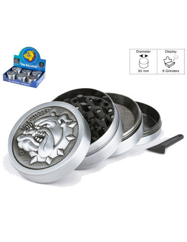 the bulldog grinder metallo 4 parti 1pz