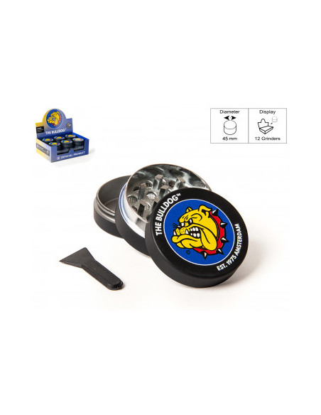 THE BULLDOG GRINDER 3 PARTI NERO
