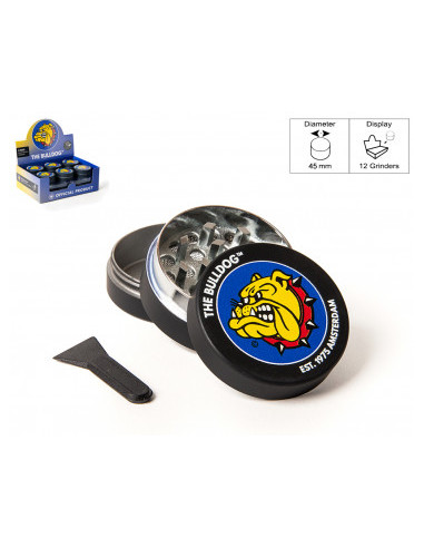 THE BULLDOG GRINDER 3 PARTI NERO